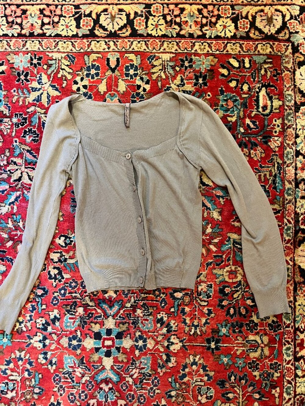 Handmade Square Neck Cardigan